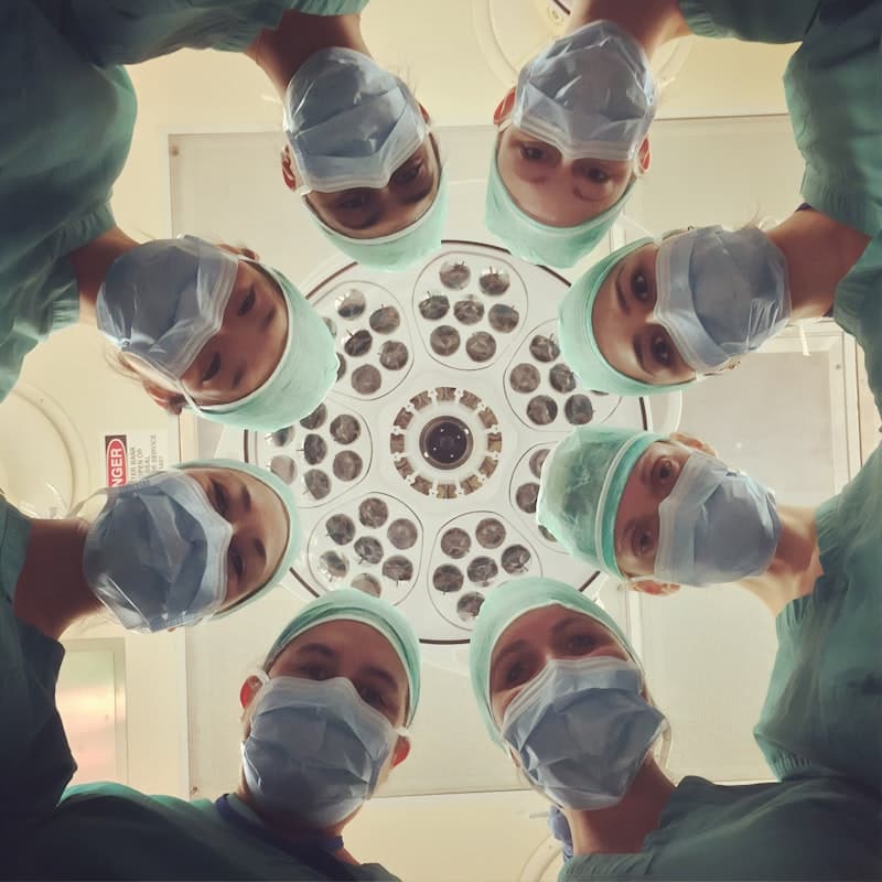Nursing team in operating room at PCND